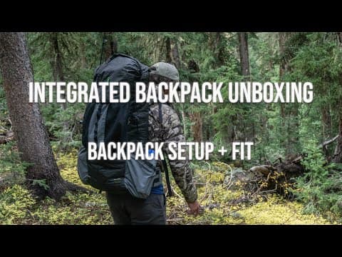 Seek Outside Integrated Backpack Unboxing (Backpack Setup + Fit)
