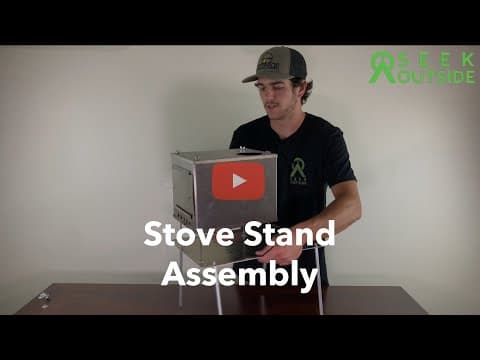Seek Outside Stove Stand Assembly