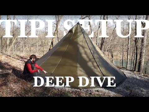 How To Pitch A Tipi - Deep Dive