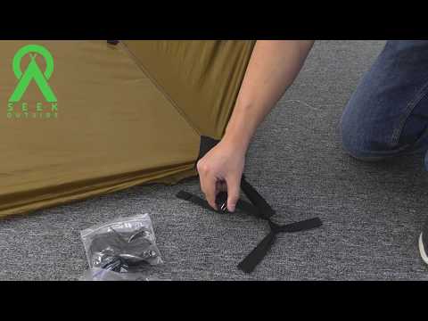 Lineloc Extension Kit VS Shelter Gatekeeper Strap Kit for Pyramid Tents and Tipi Tents