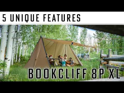 5 Unique Features On The All New Bookcliff 8 person XL Shelter