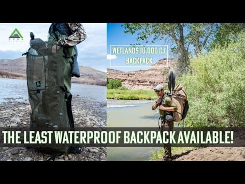 The Wetlands 10,000 c.i. all purpose backpack overview- Decoy Bag, River Pack, and Elk Quarters!