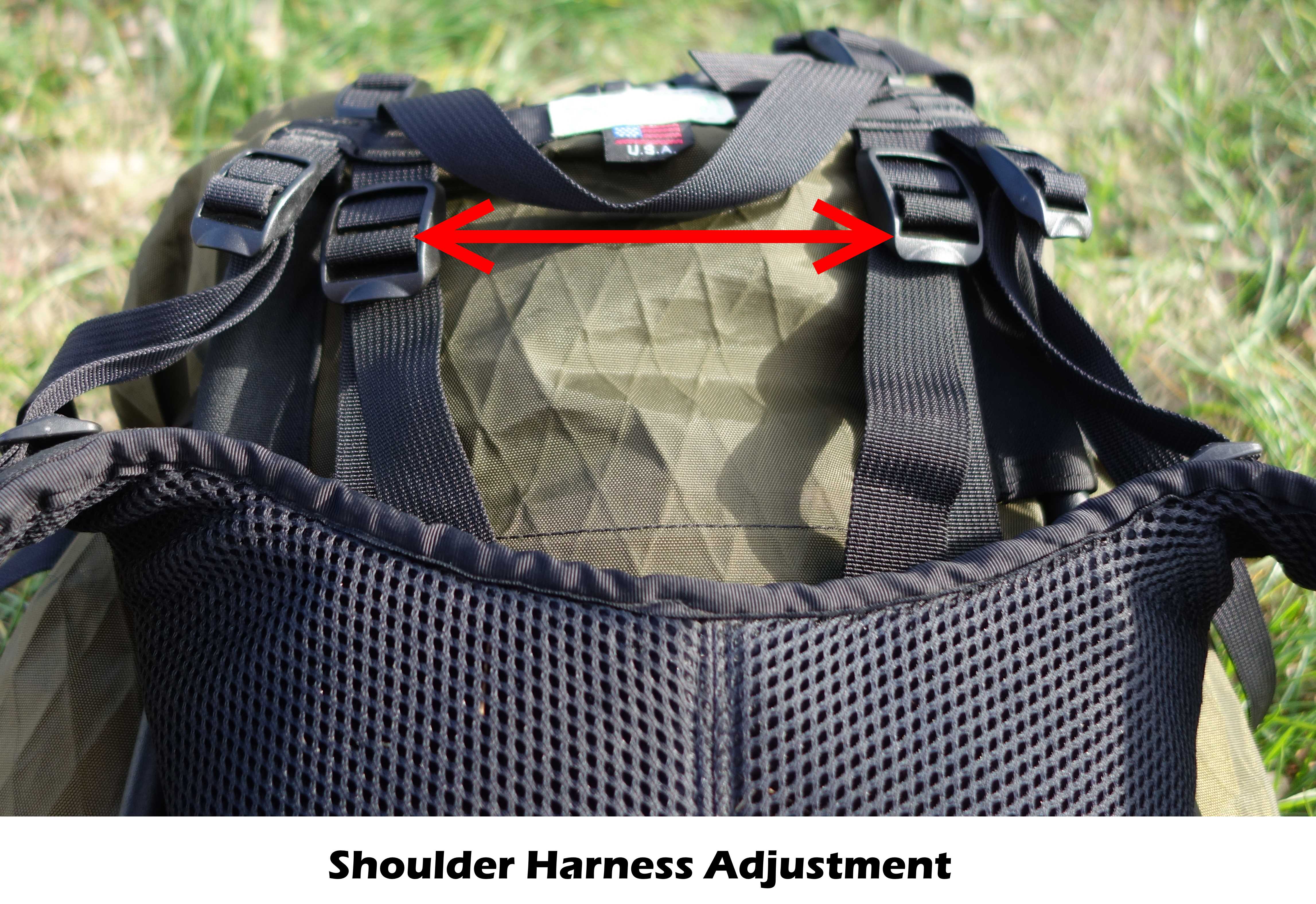 Seek Outside Divide harness adjustment